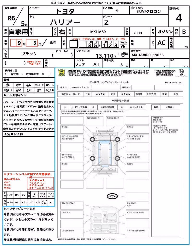 TOYOTA HARRIER