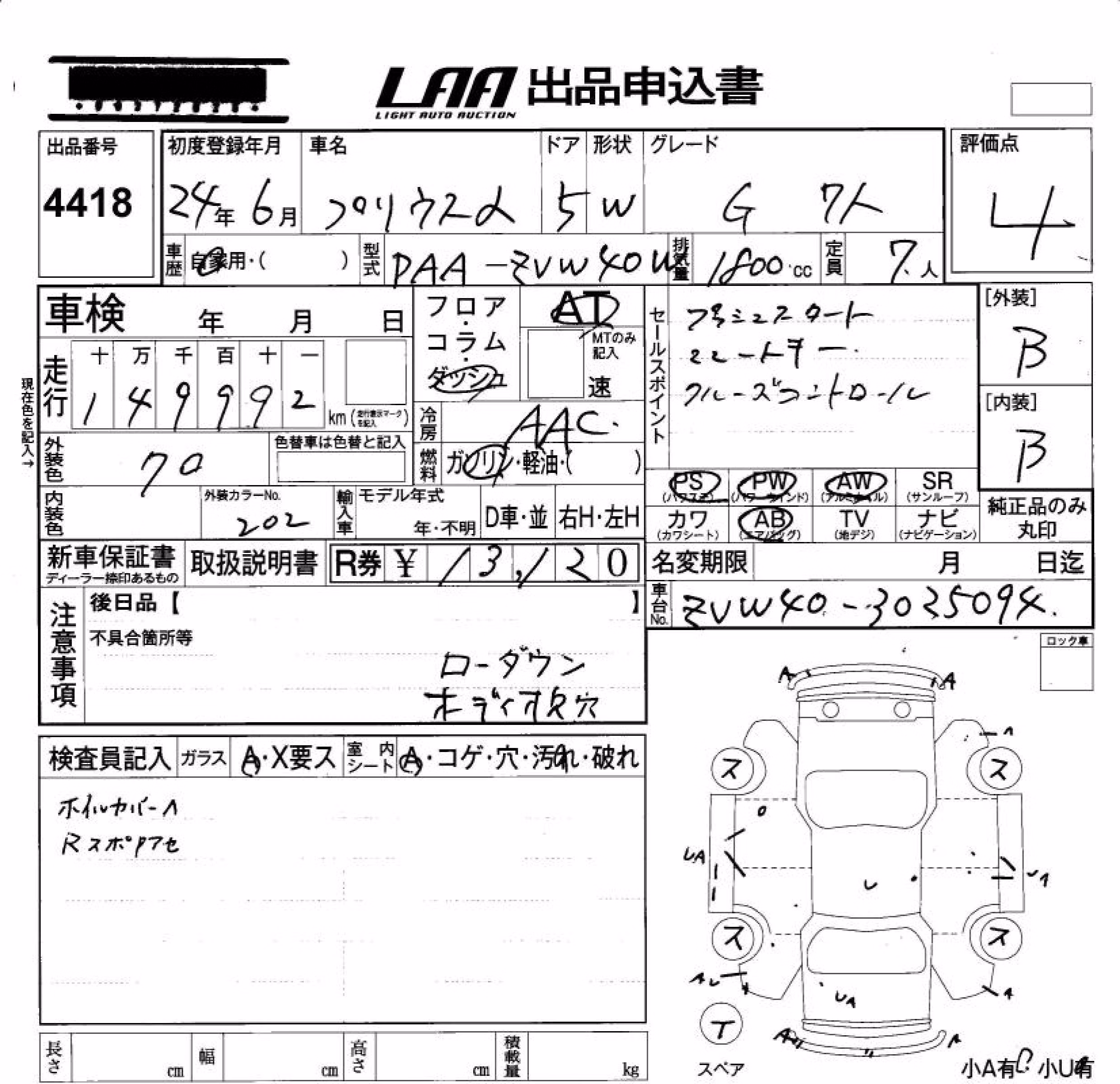 TOYOTA PRIUS ALPHA