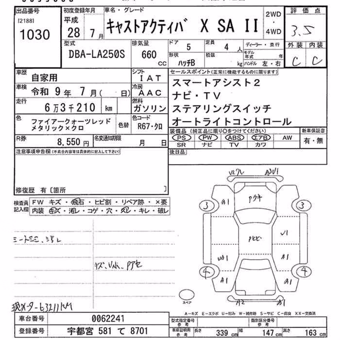 DAIHATSU CAST