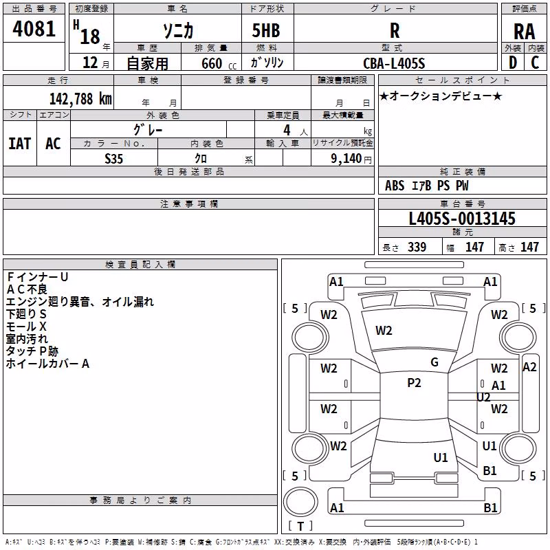 DAIHATSU SONICA