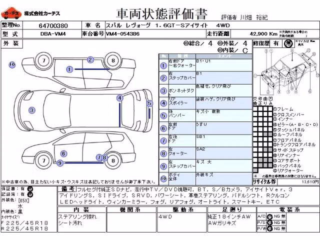 SUBARU LEVORG