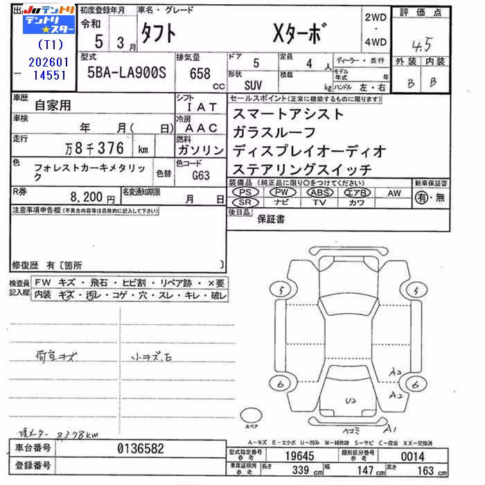 DAIHATSU TAFT