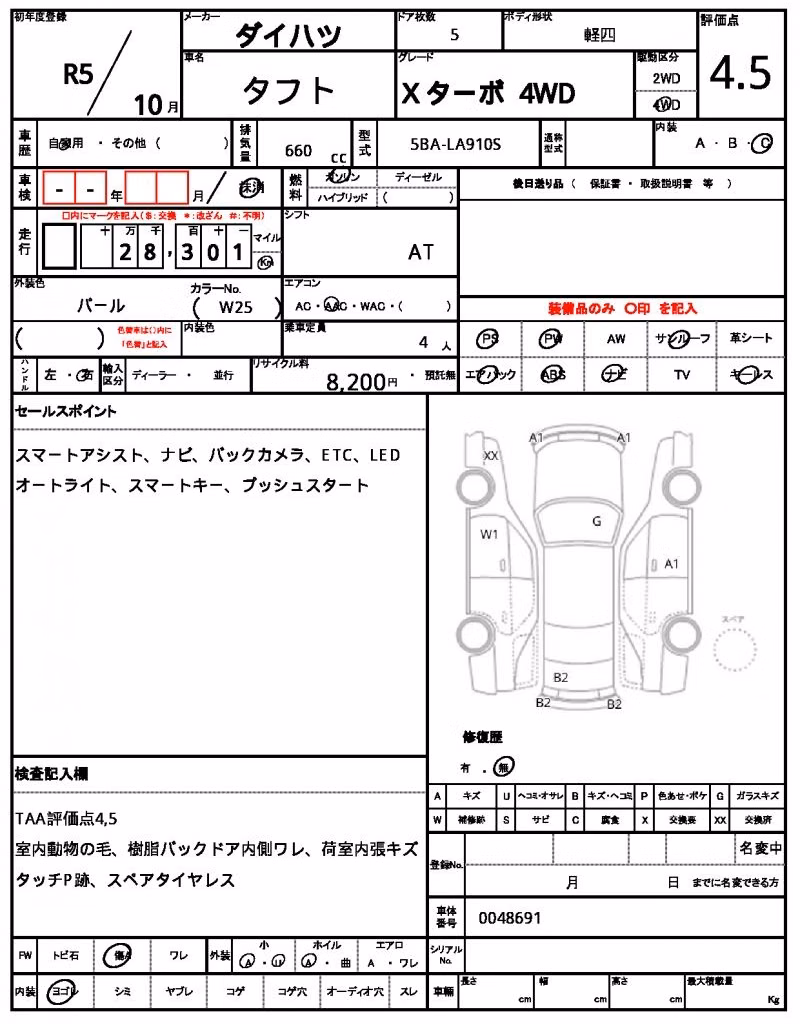 DAIHATSU TAFT