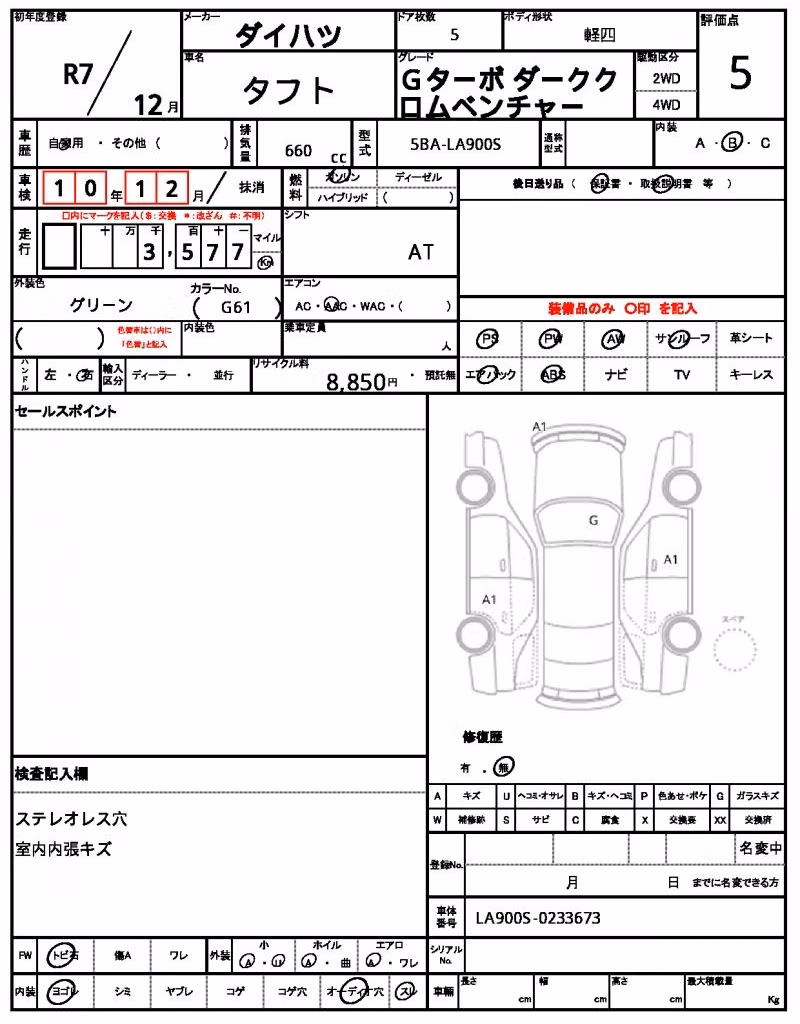 DAIHATSU TAFT