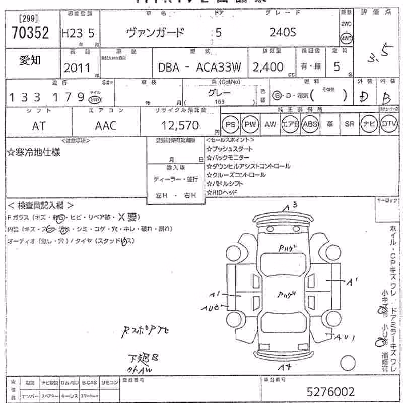TOYOTA VANGUARD