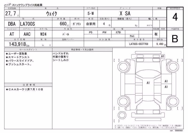 DAIHATSU WAKE