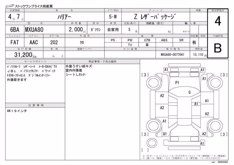 TOYOTA HARRIER