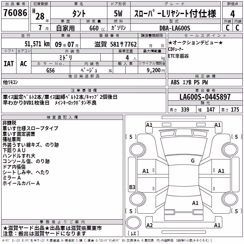 DAIHATSU TANTO