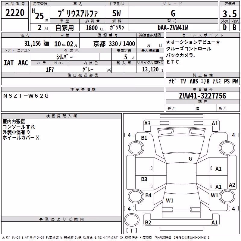 TOYOTA PRIUS ALPHA
