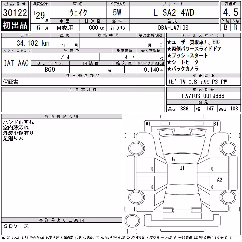 DAIHATSU WAKE