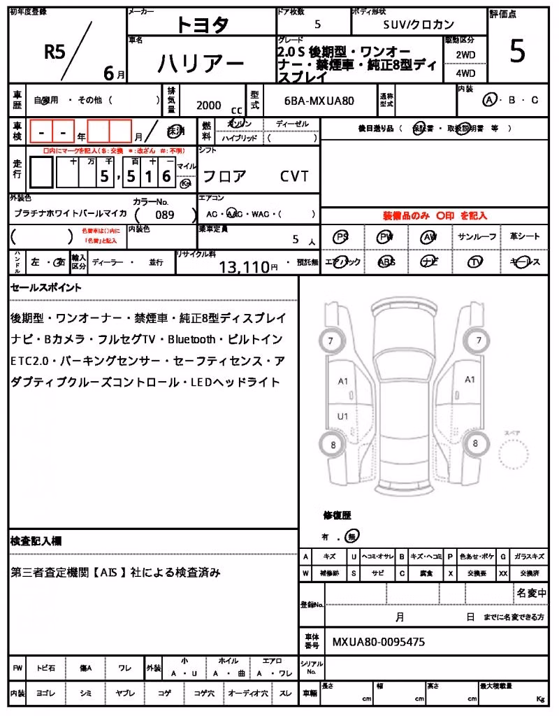 TOYOTA HARRIER