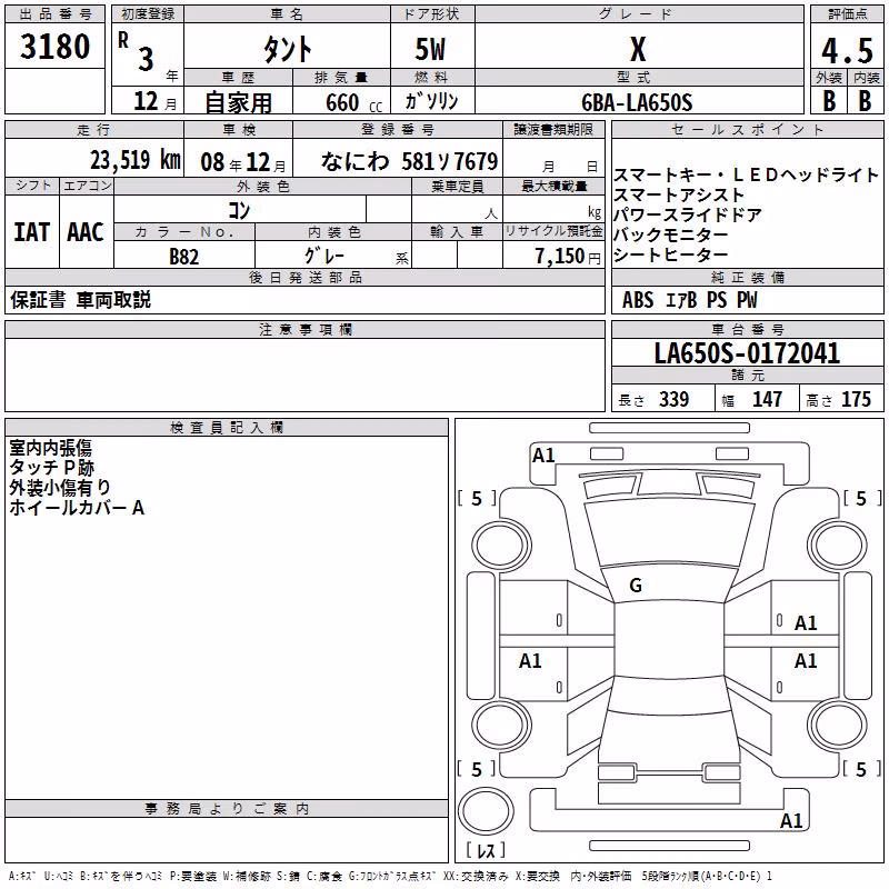 DAIHATSU TANTO