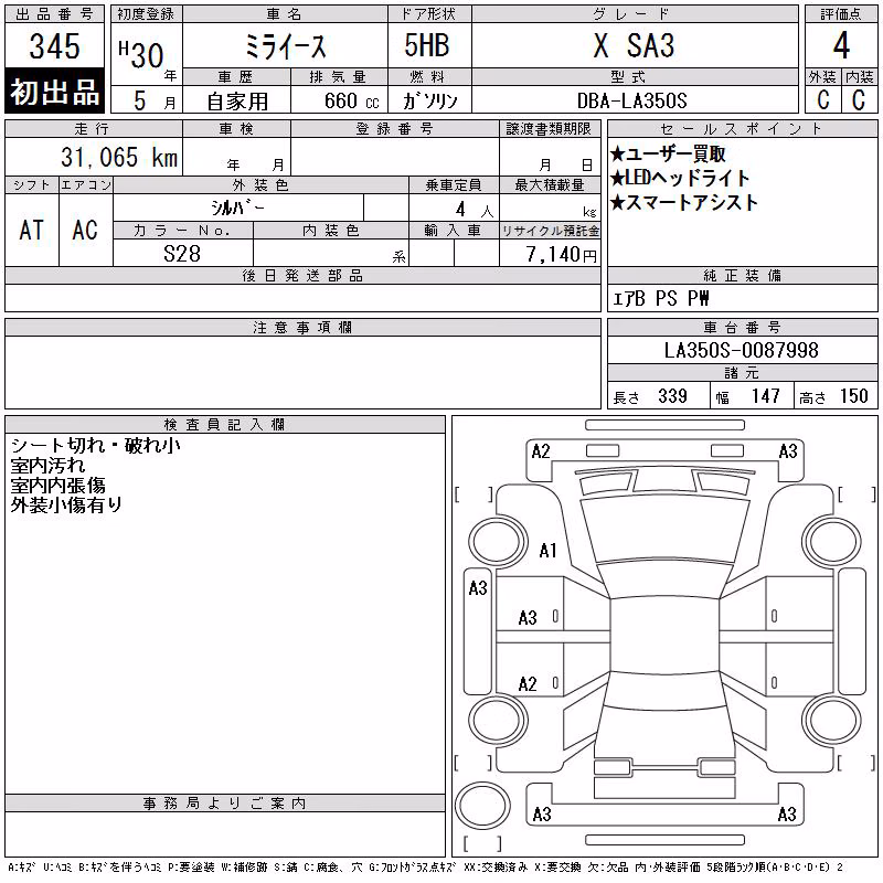 DAIHATSU MIRA E:S