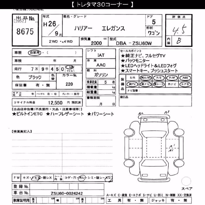 TOYOTA HARRIER
