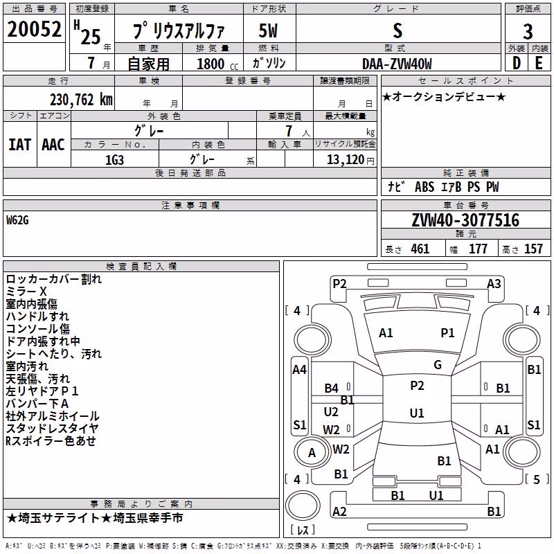 TOYOTA PRIUS ALPHA
