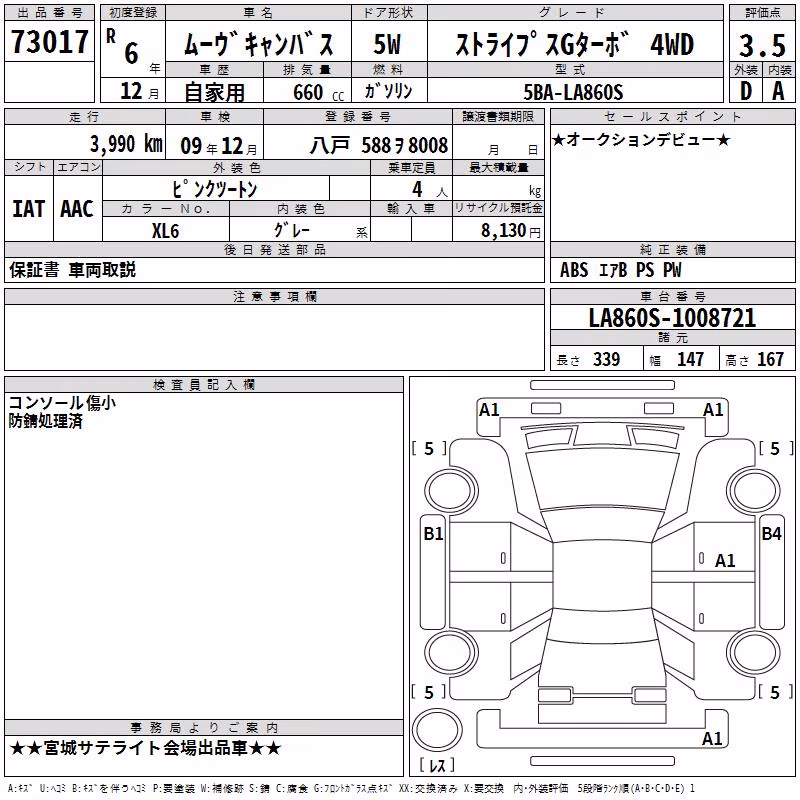 DAIHATSU MOVE CANBUS