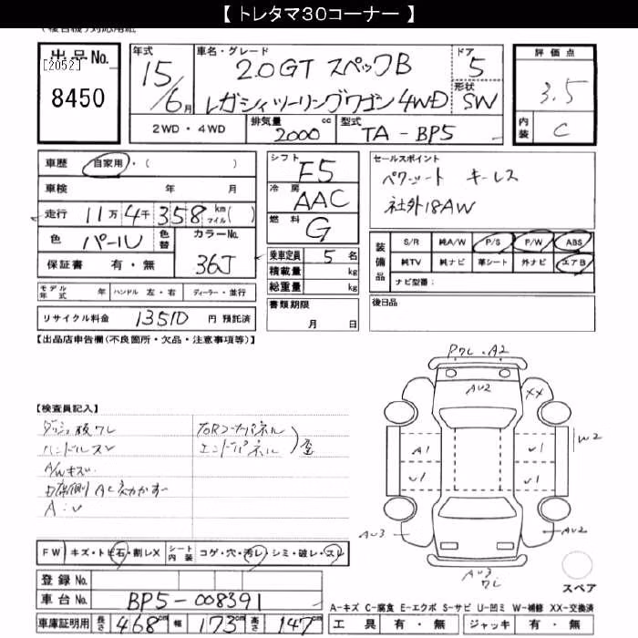 SUBARU LEGACY