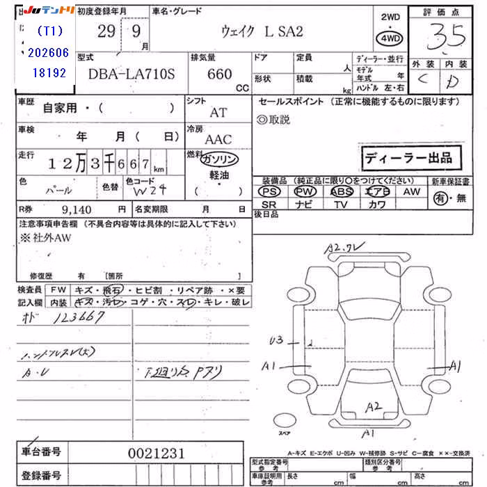 DAIHATSU WAKE