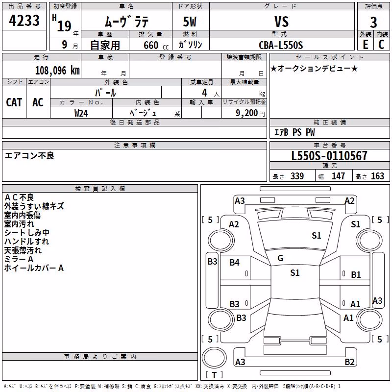 DAIHATSU MOVE LATTE