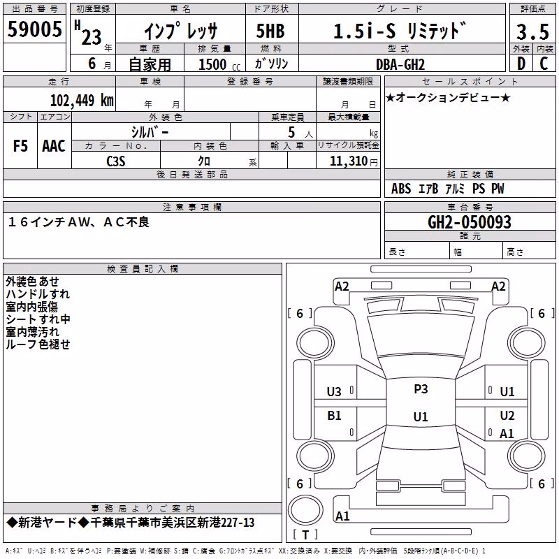SUBARU IMPREZA