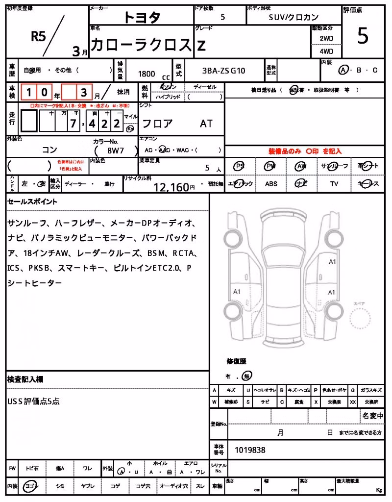 TOYOTA COROLLA CROSS