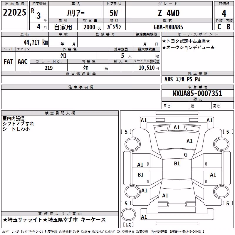 TOYOTA HARRIER