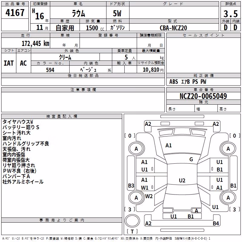 TOYOTA RAUM