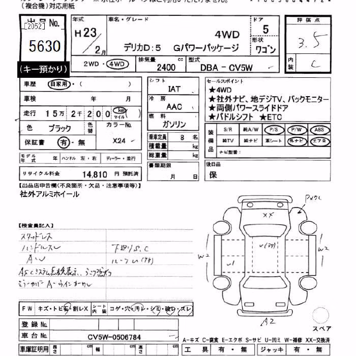 MITSUBISHI DELICA D:5