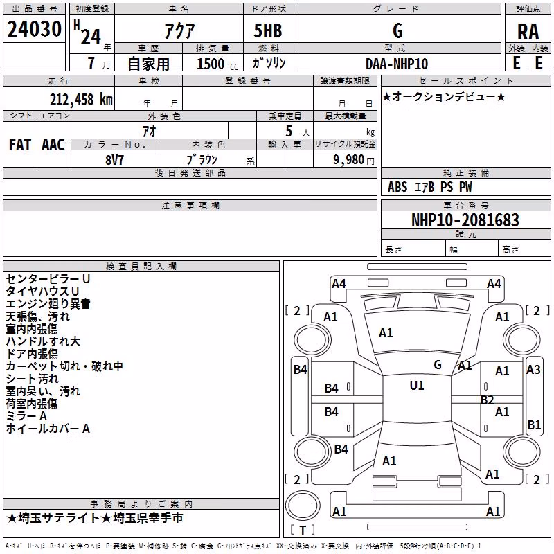 TOYOTA AQUA