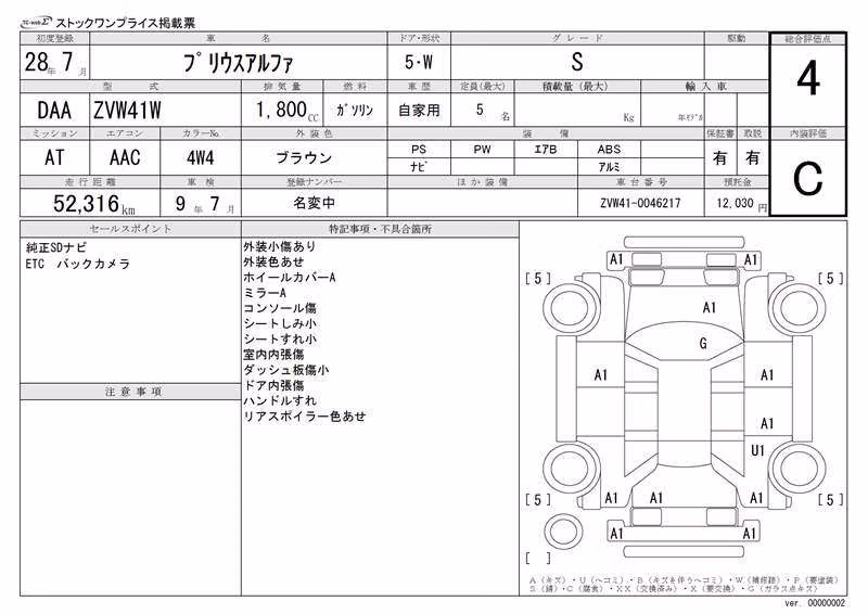 TOYOTA PRIUS ALPHA