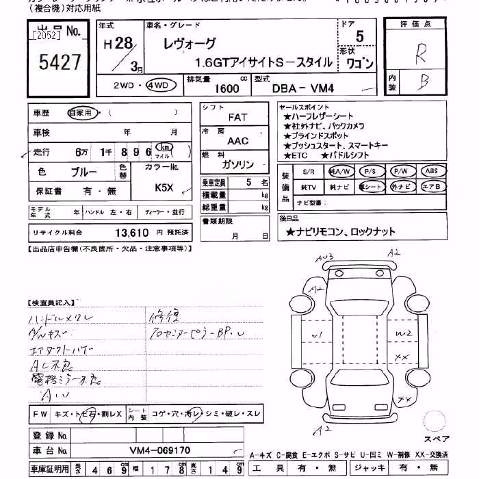 SUBARU LEVORG