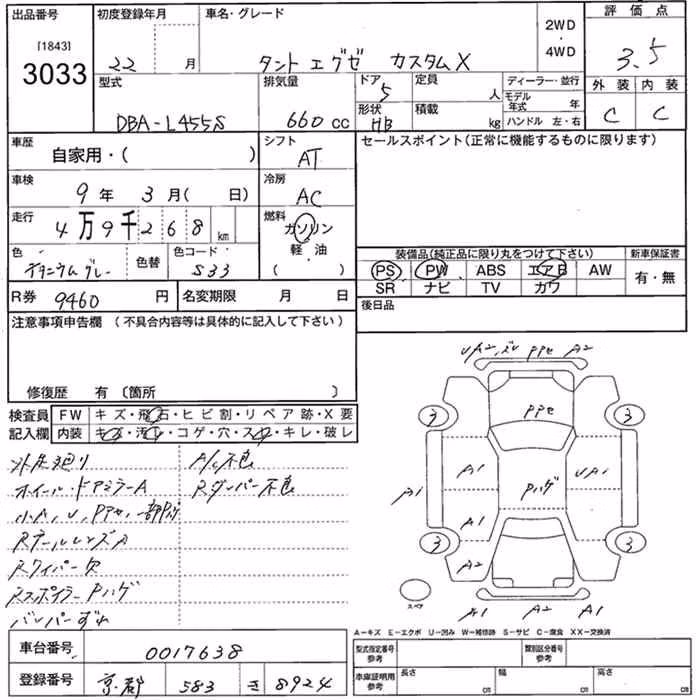 DAIHATSU TANTO EXE