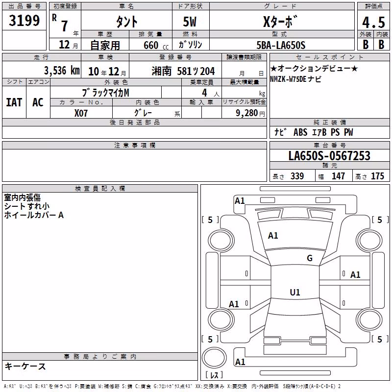 DAIHATSU TANTO
