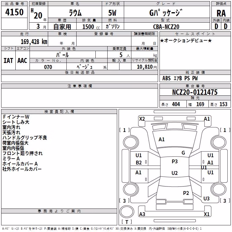 TOYOTA RAUM