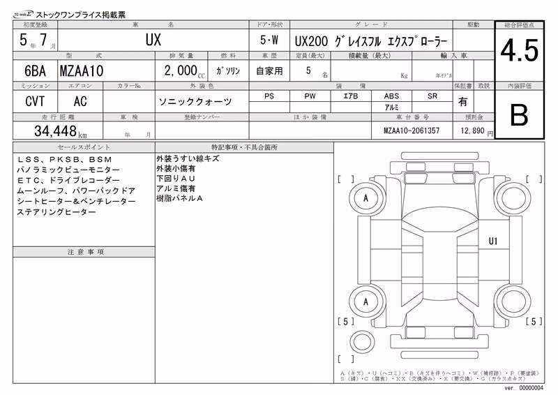 LEXUS UX200