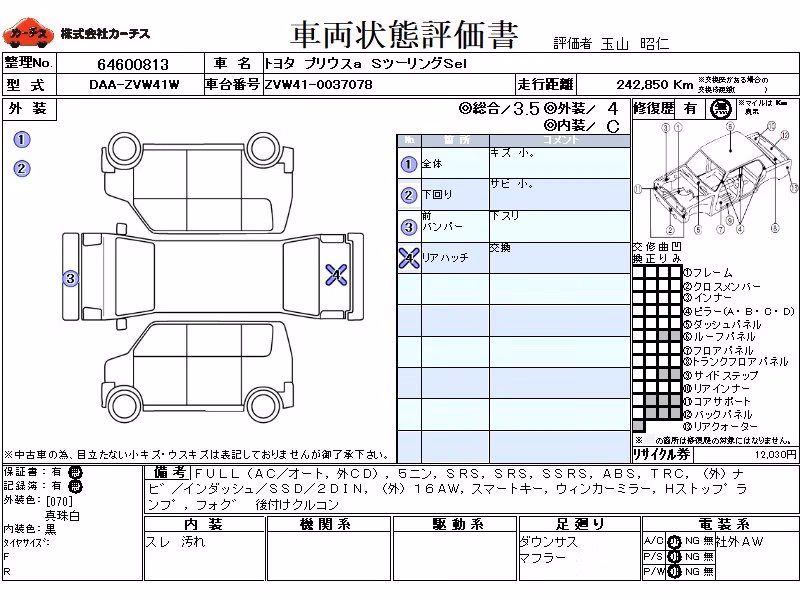TOYOTA PRIUS ALPHA