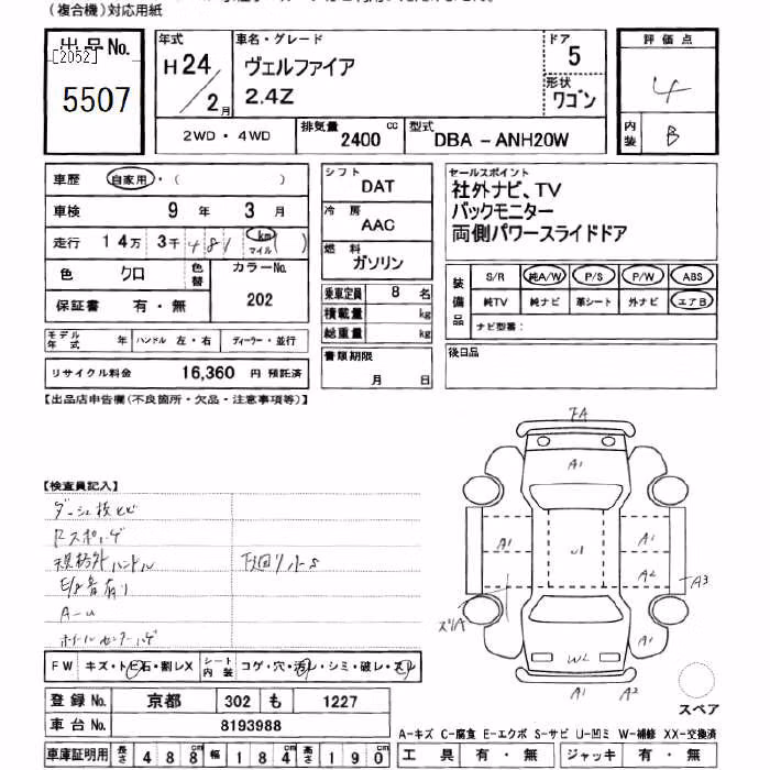 TOYOTA VELLFIRE