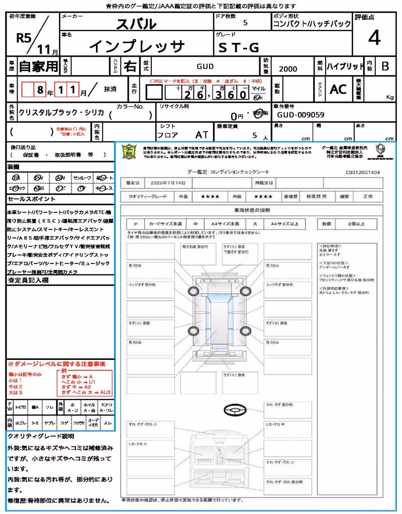 SUBARU IMPREZA