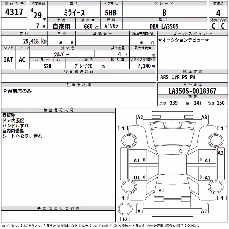 DAIHATSU MIRA E:S