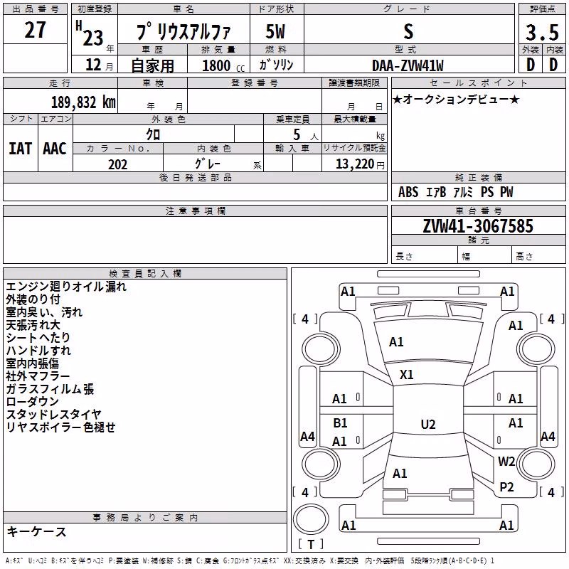 TOYOTA PRIUS ALPHA