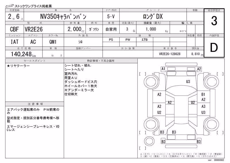 NISSAN NV350 CARAVAN