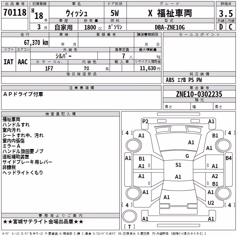 TOYOTA WISH