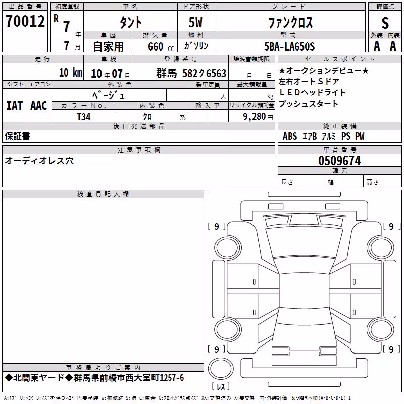 DAIHATSU TANTO