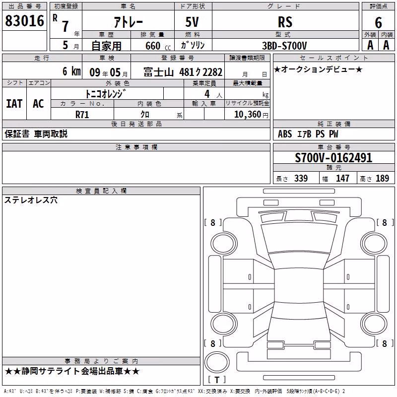 DAIHATSU ATRAI