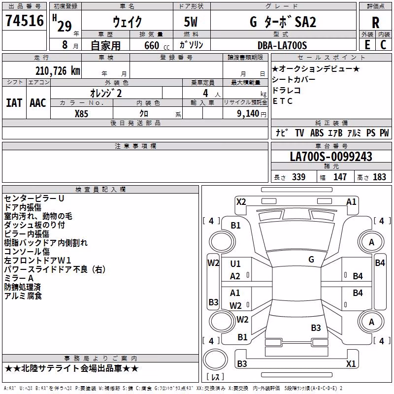 DAIHATSU WAKE