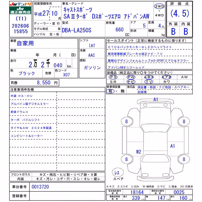 DAIHATSU CAST