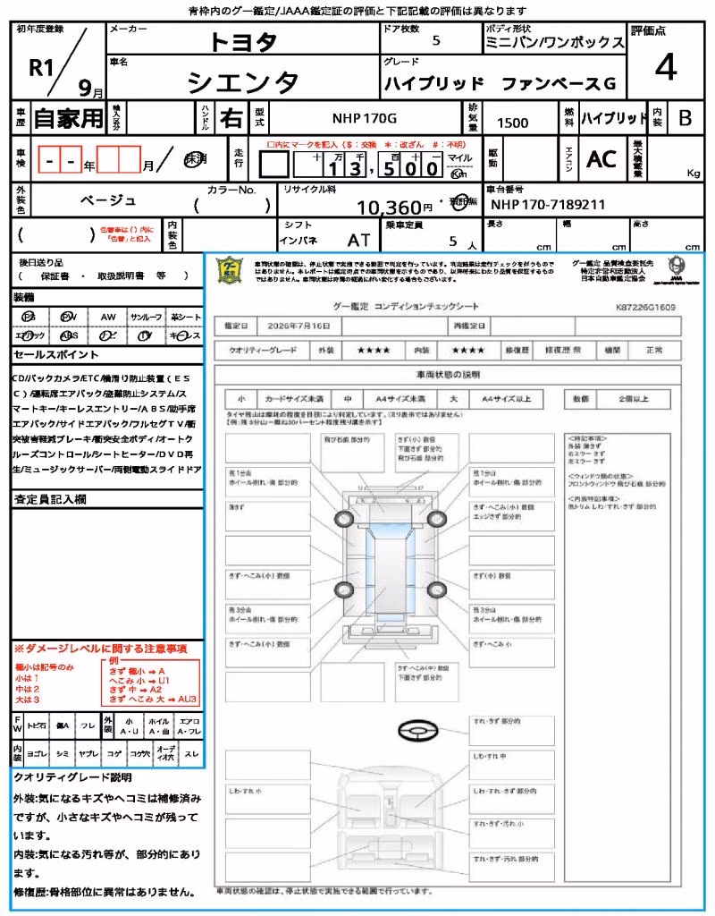 TOYOTA SIENTA