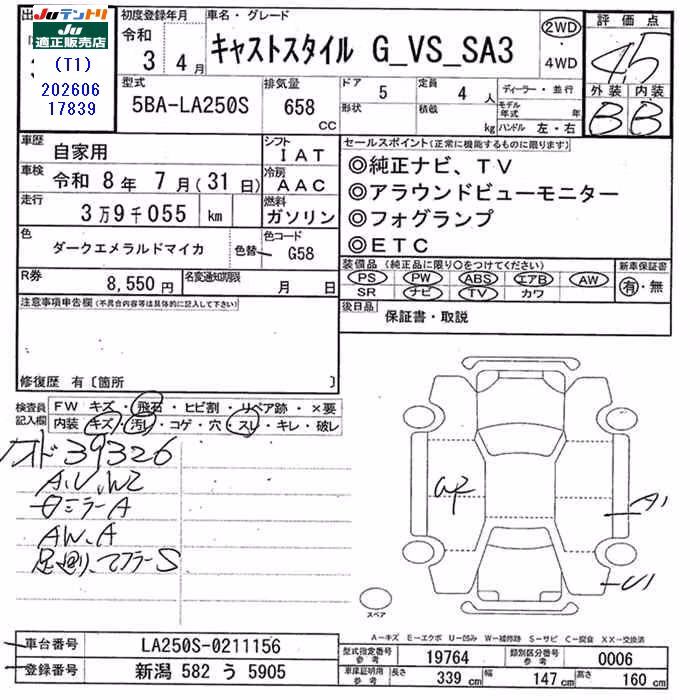 DAIHATSU CAST