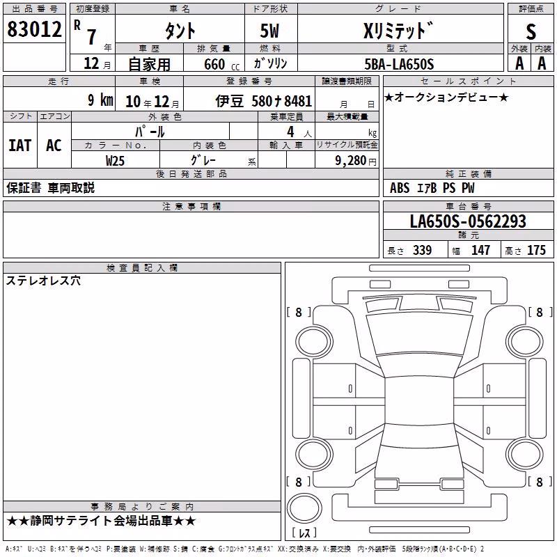 DAIHATSU TANTO