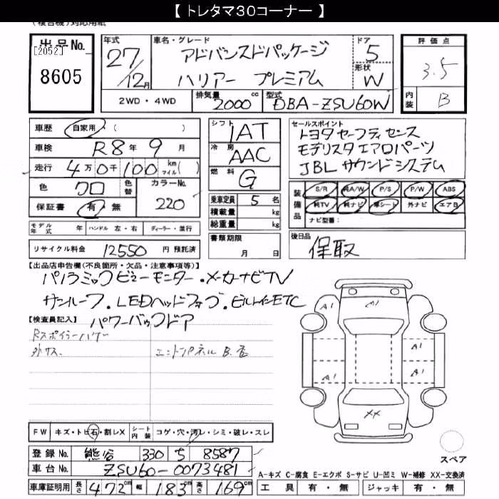 TOYOTA HARRIER